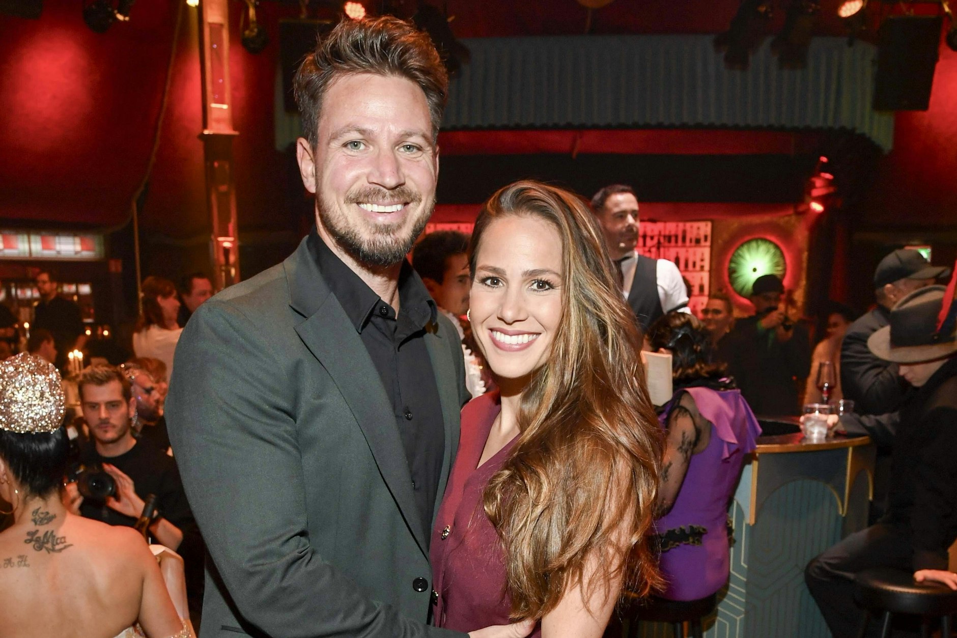 Sebatian Pannek und Angelina Pannek zu Gast bei der Palazzo Premiere.