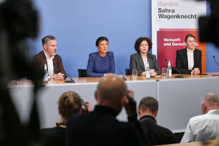 Sahra Wagenknecht gibt BSW-Parteivorsitz ab