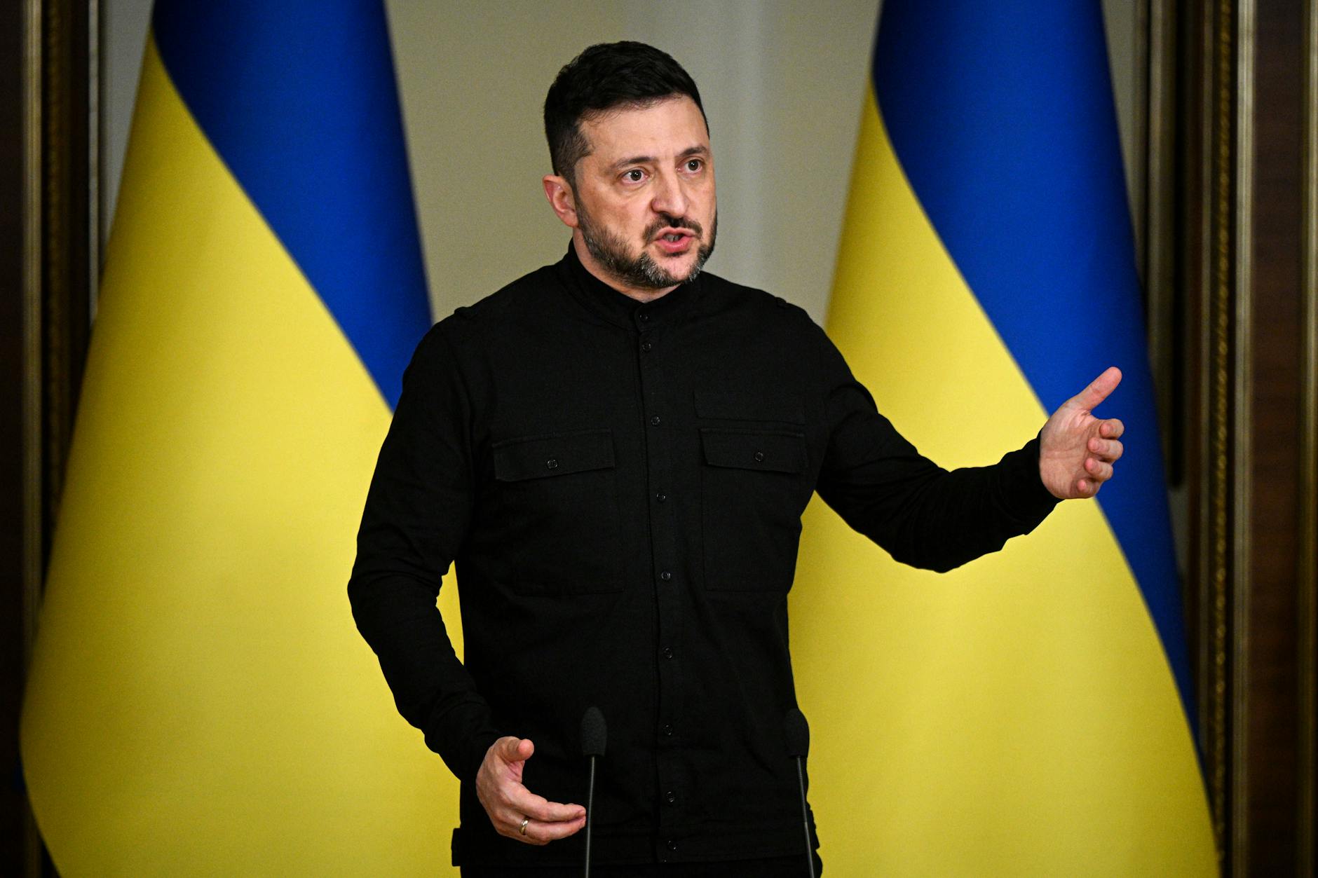 Der ukrainische Präsident Wolodymyr Selenskyj forciert seit geraumer Zeit eigene Waffenexporte nach Europa.