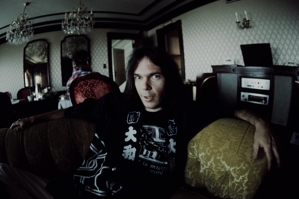 So erinnern sich die Älteren an ihn: Neil Young im Jahr 1976
