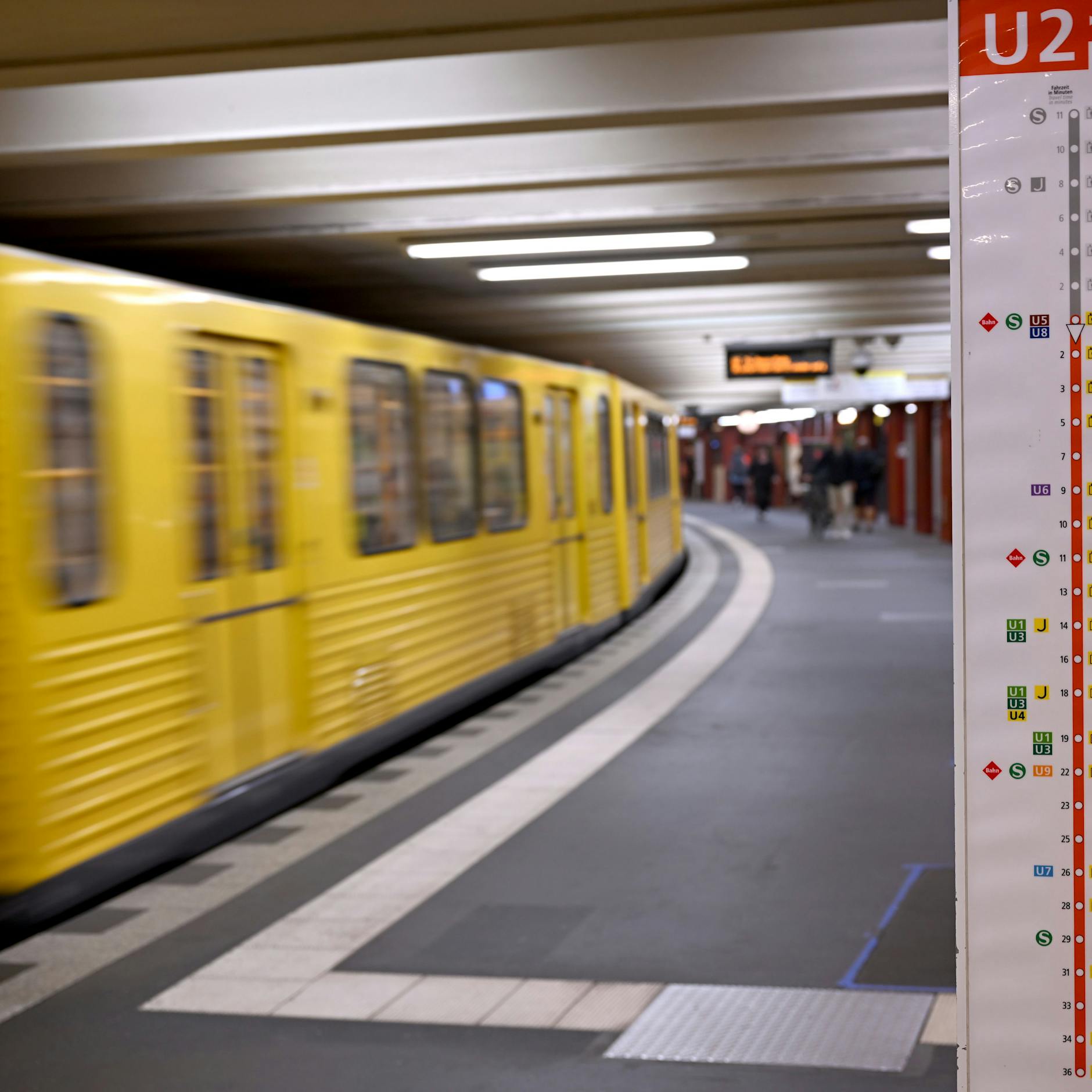 U2 gesperrt: Drei Wochen Bauarbeiten bei der BVG