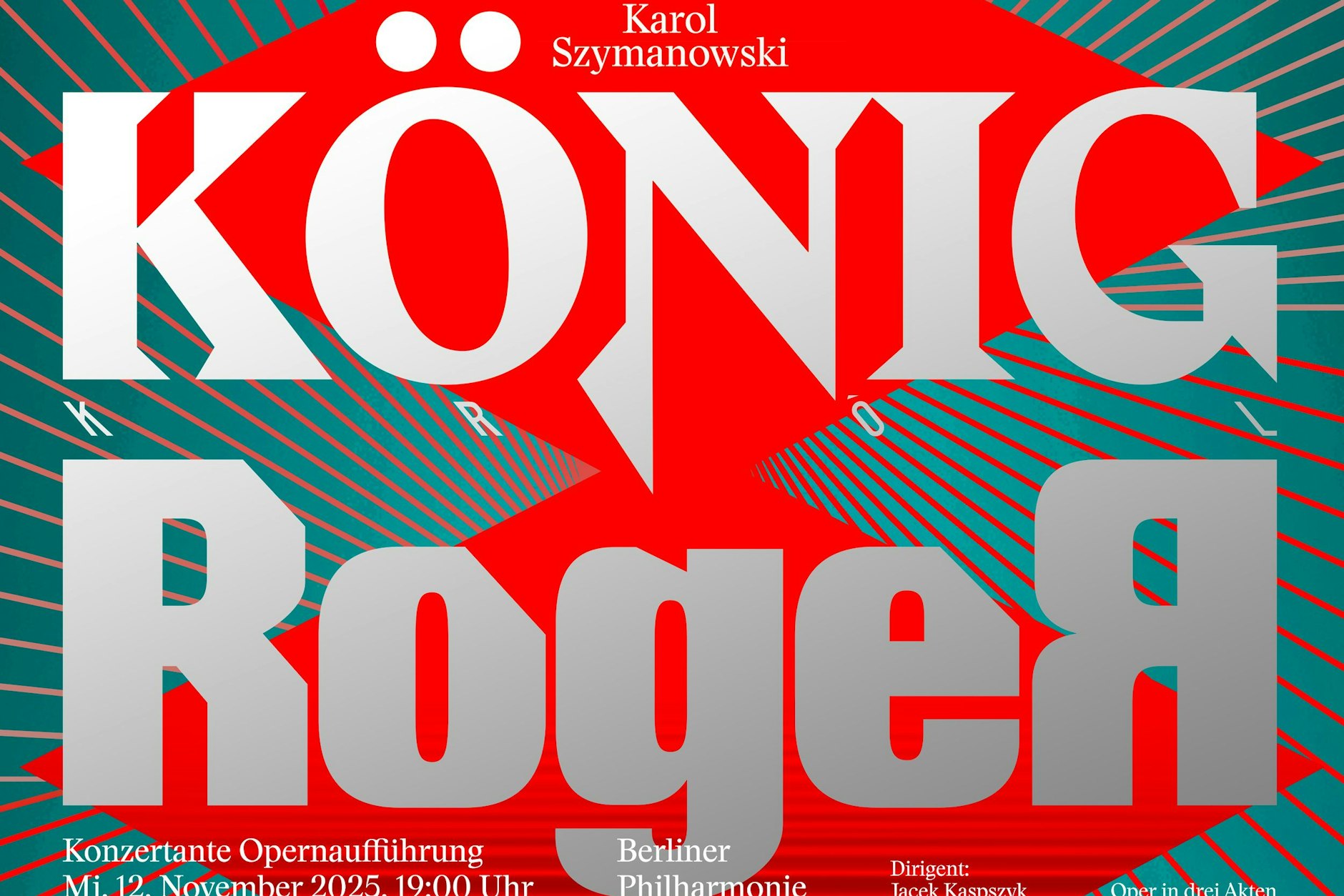 Plakat der Aufführung