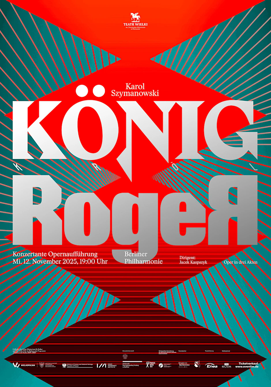 Plakat der Aufführung