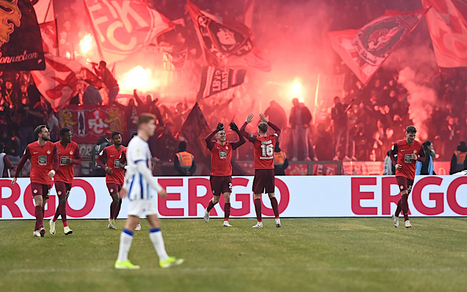 2024 verlor Hertha das Pokal-Viertelfinale gegen den 1. FC Kaiserslautern. Jetzt wollen die Blau-Weißen Revanche.