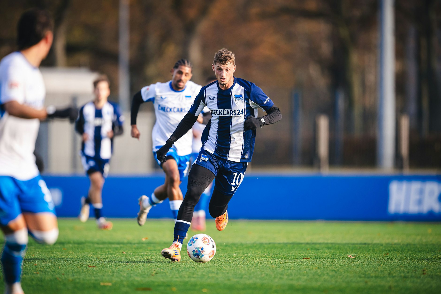 Michael Cuisance traf für Herthas A-Team in der 23. Minute zum 1:0. Sieben Minuten später wurde er ausgewechselt und es ging für ihn ins verlängerte freie Wochenende.