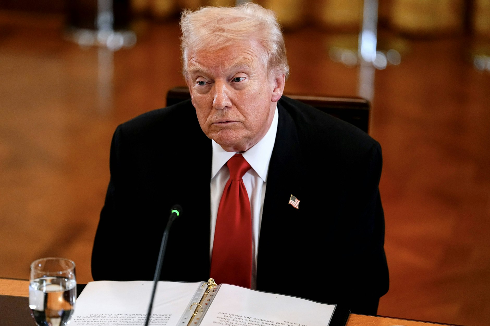 US-Präsident Donald Trump. Seine Geheimdienste werden künftig nicht mehr aus Großbritannien mit Informationen zu verdächtigen Vorgängen in der Karibik informiert.