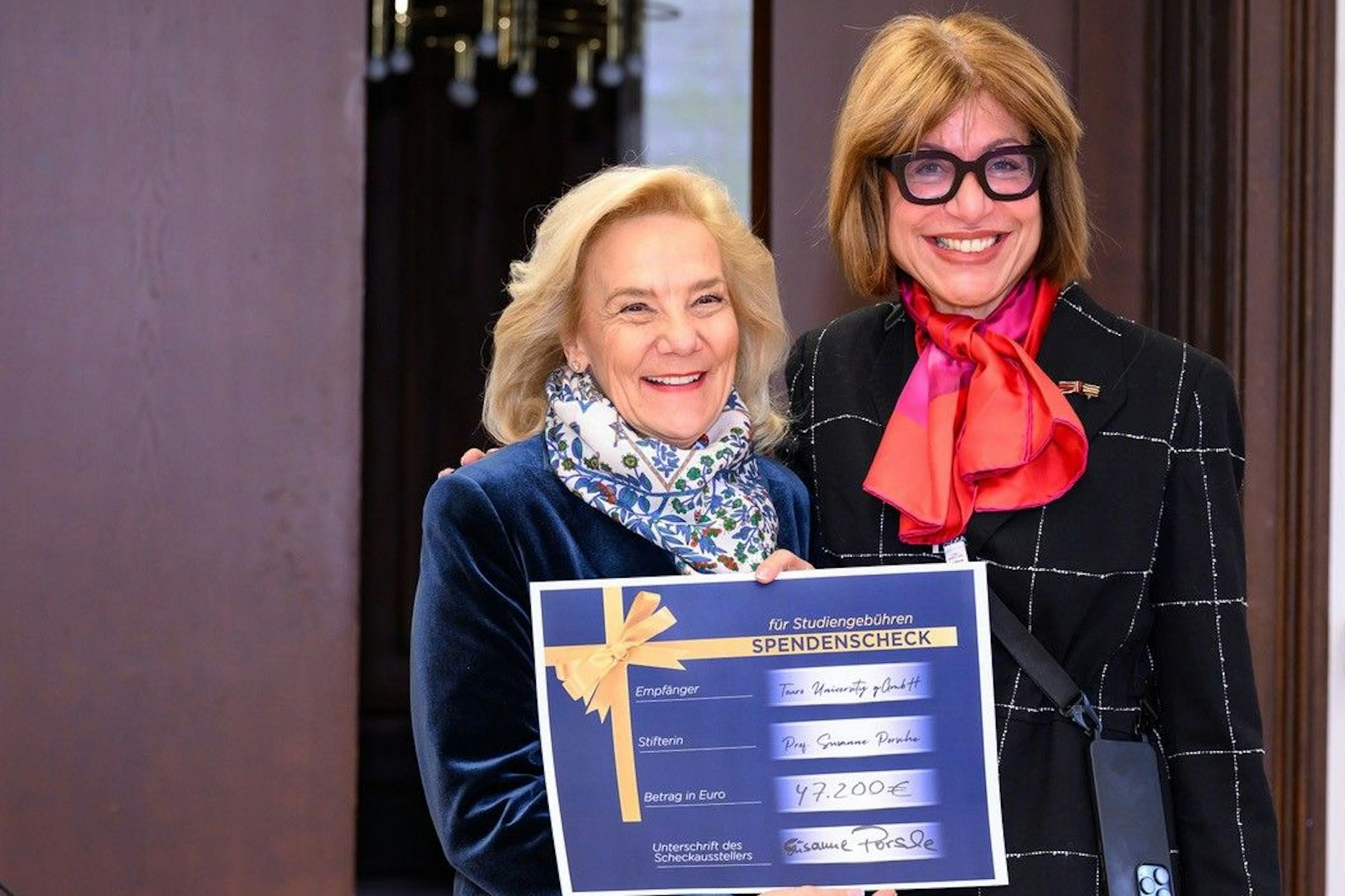 
Susanne Porsche (links ) und Jane Williams-Boock. Foto: Max Mordinson
