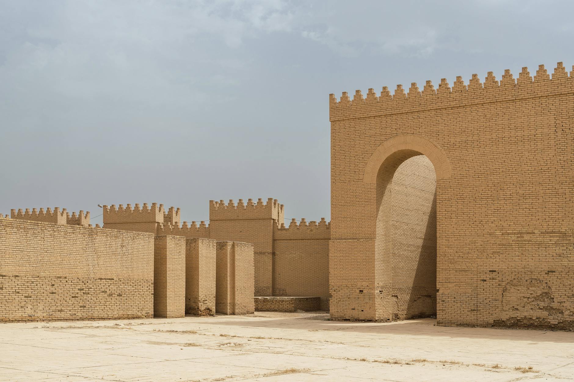 Das antike Babylon nahe der irakischen Hauptstadt Bagdad.