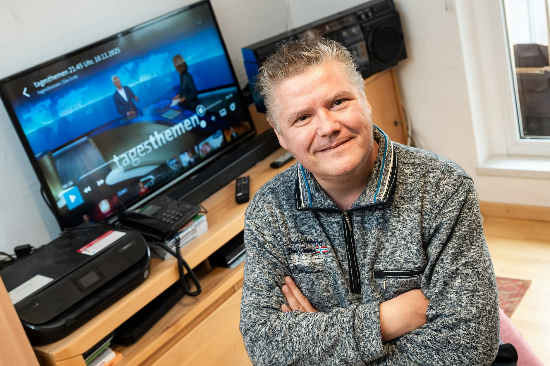 Nicht einmal die „Tagesthemen“ schaut er: Heiko Sander aus Cottbus ist sauer auf ARD und ZDF, hat vor einem Jahr die Zahlung der Rundfunkbeiträge eingestellt.