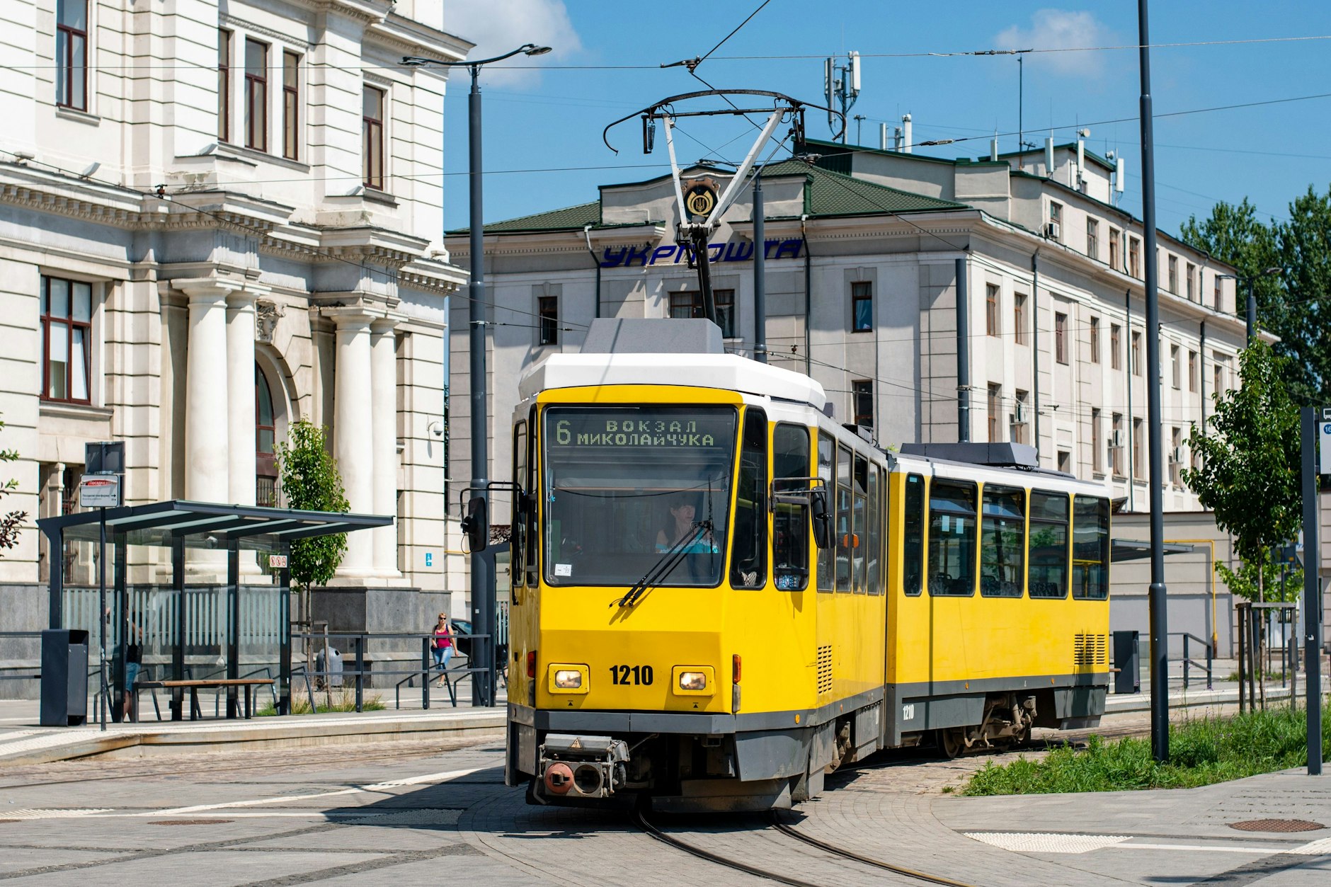 Einige in Berlin ausgemusterte Tatra-Trams fahren mittlerweile in der ukranischen Stadt Lwiw (Lemberg).