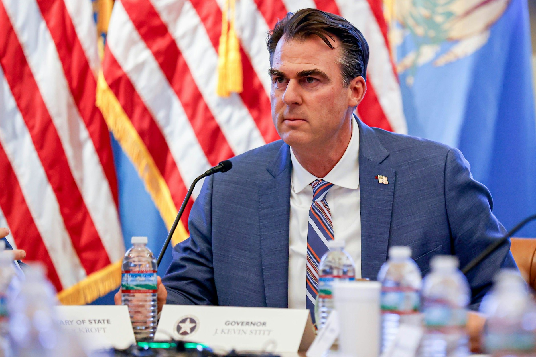 Kevin Stitt, Gouverneur von Oklahoma, hat in letzter Sekunde eine Todesstrafe aufgeboben.