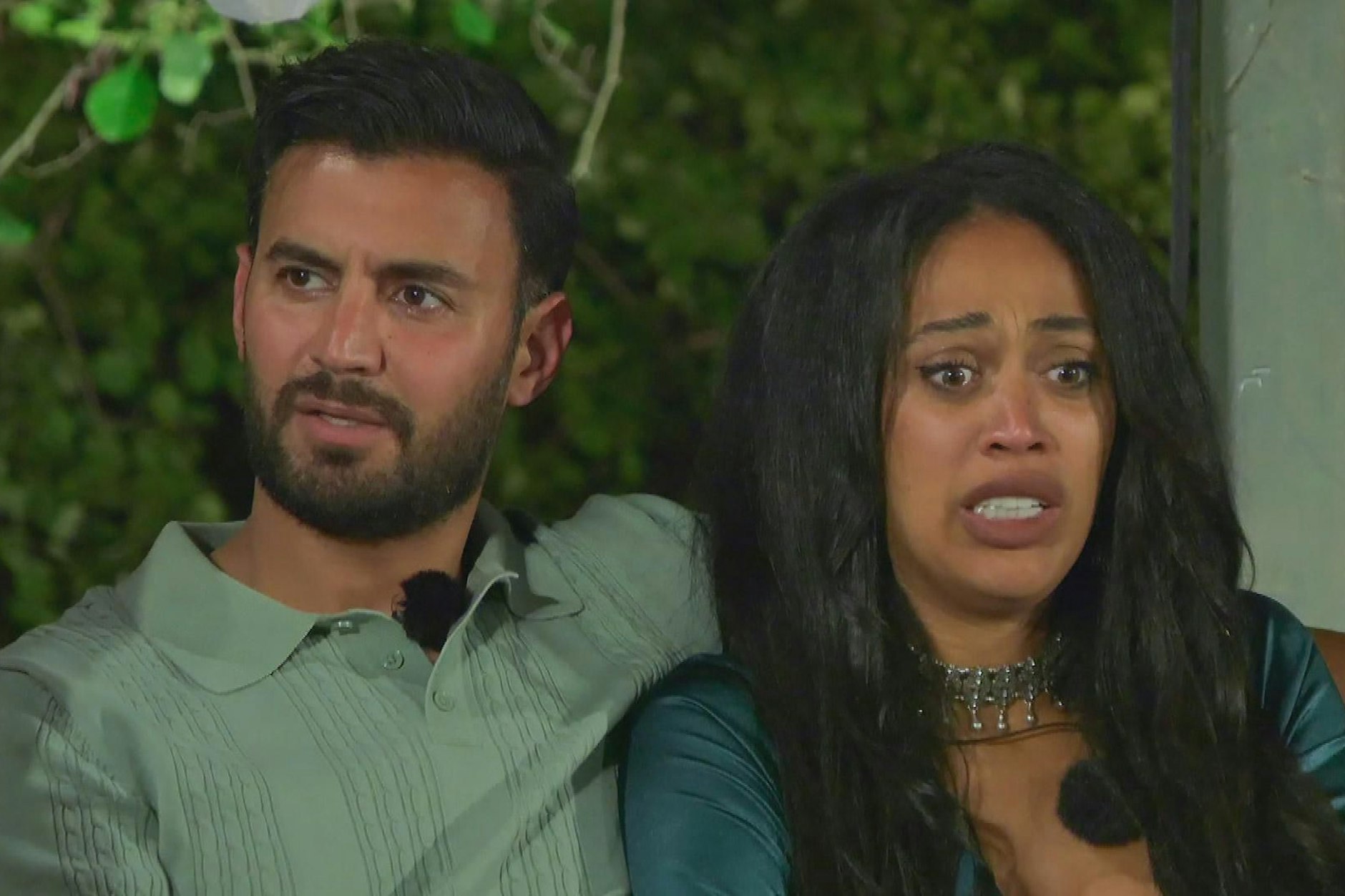 Sarah Joelle und Ersin im „Sommerhaus der Stars“.