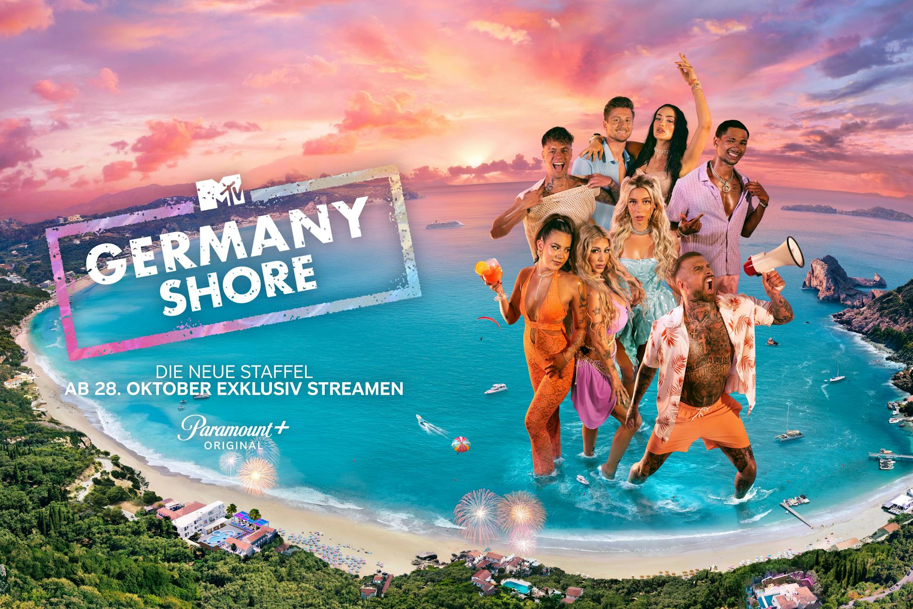 Die Kandidaten von „Germany Shore“.