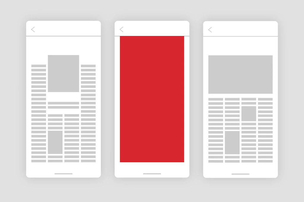 Darstellung des E-Paper Interstitials