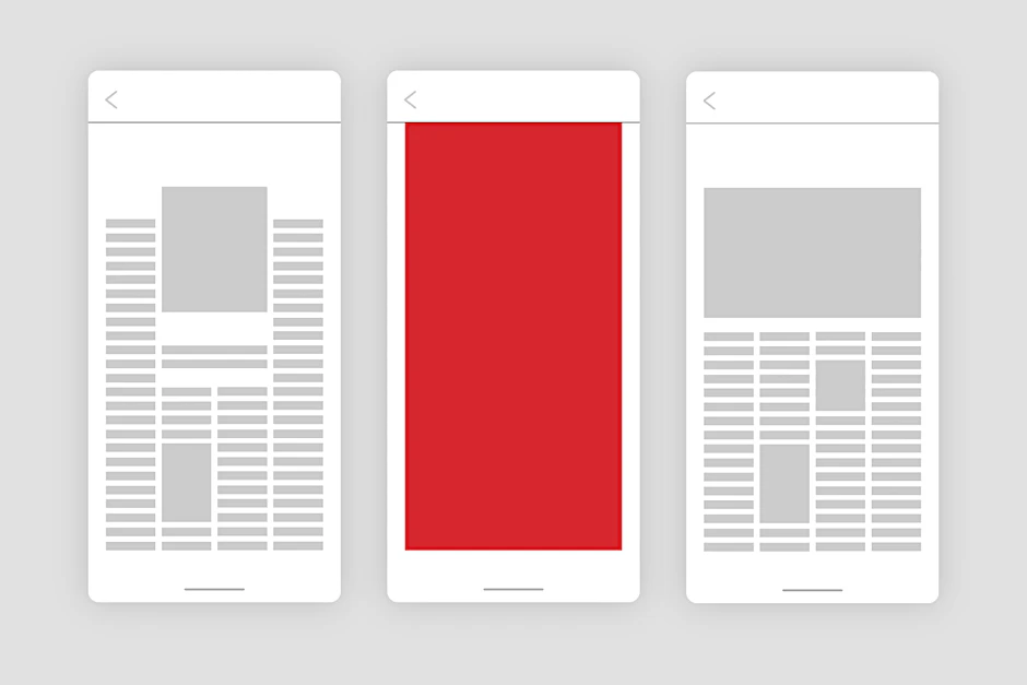 Darstellung des E-Paper Interstitials