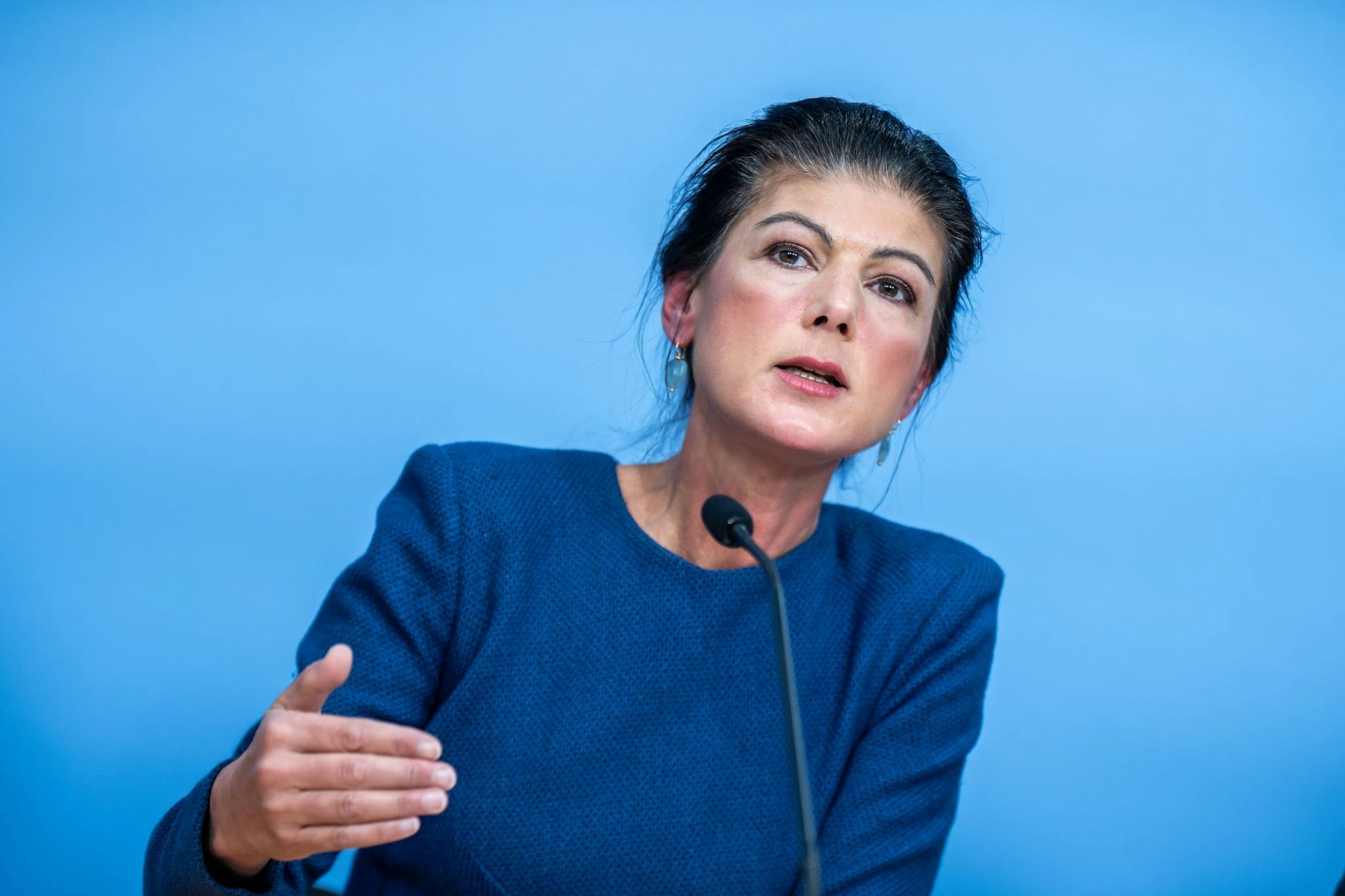 Sahra Wagenknecht, scheidende Bundesvorsitzende des BSW