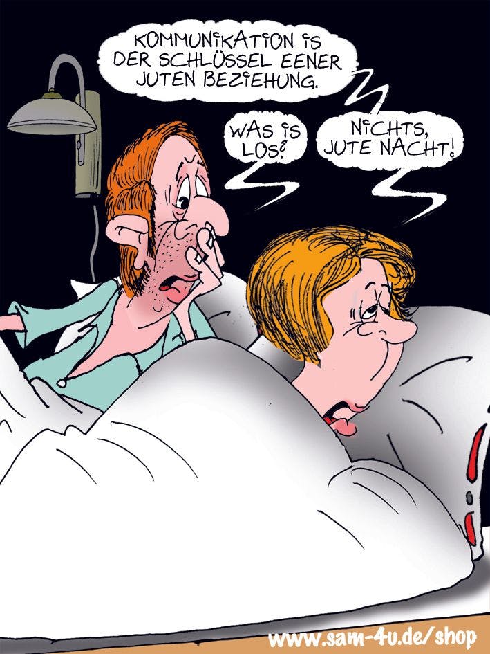 In unserer Rubrik Witz des Tages gibt es nicht nur jeden Tag drei lustige Witze, sondern auch den Cartoon des Tages von unserem Zeichner Sam Paff aus Berlin.