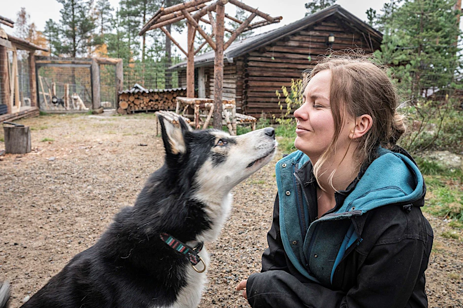 Mit Hund in den hohen Norden: Josephin Habermann liebt Finnland und vermisst Deutschland, wenigstens ein bisschen.