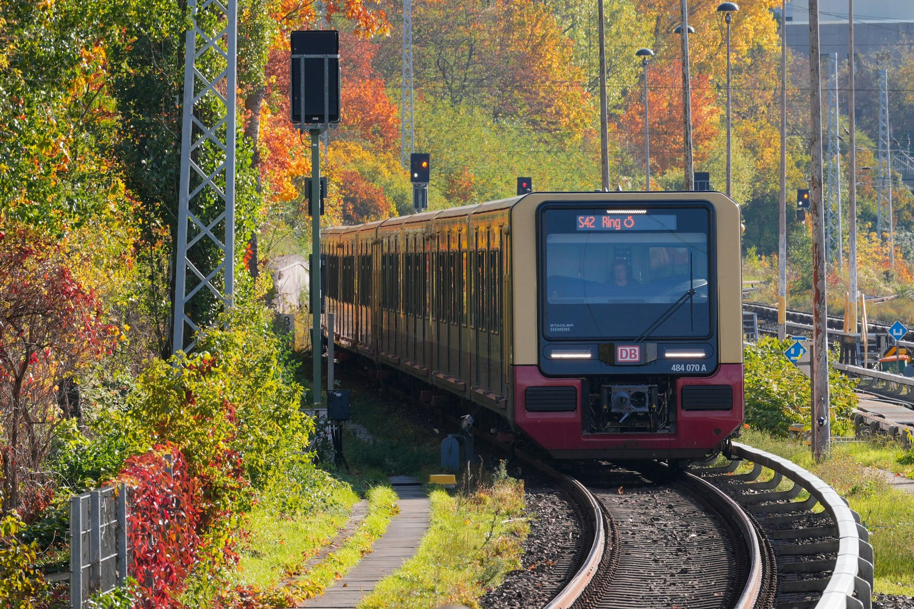 Die Ringbahn ist am Montagmorgen unterbrochen.