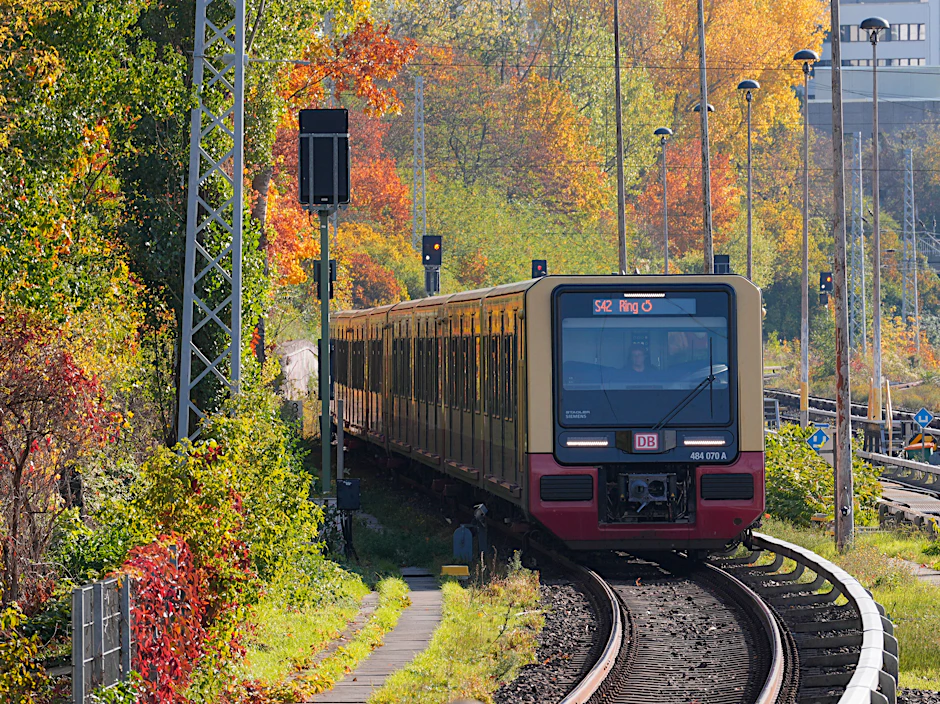 Die Ringbahn ist am Montagmorgen unterbrochen.