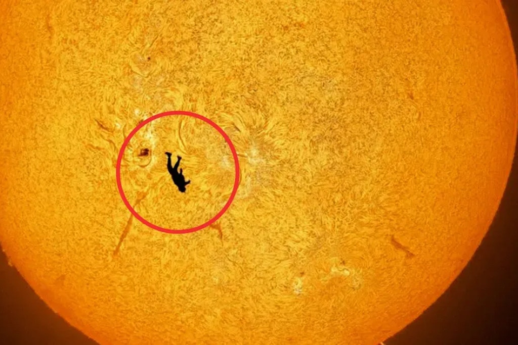 The Fall of Icarus“: So entstand das spektakuläre Sonnenfoto eines Fallschirmspringers