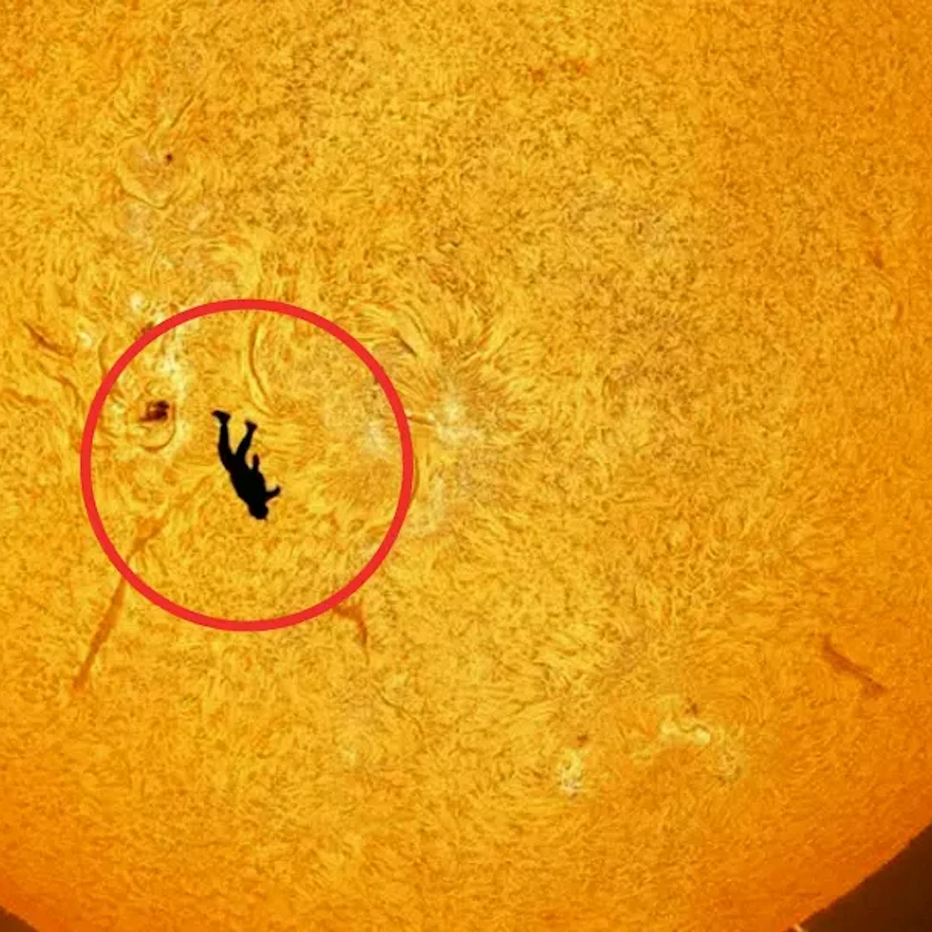 The Fall of Icarus“: So entstand das spektakuläre Sonnenfoto eines Fallschirmspringers