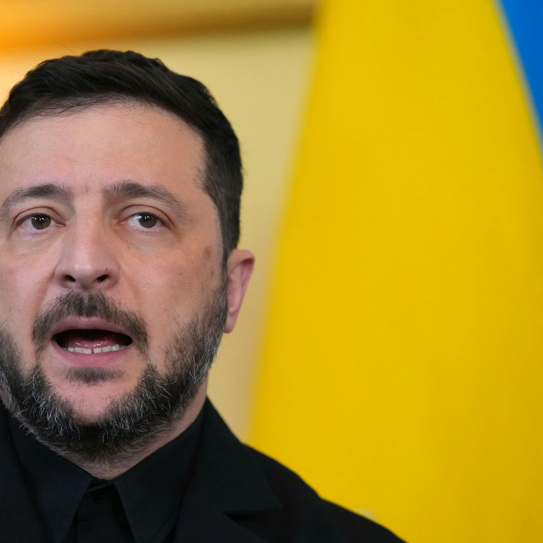 Image - Selensky-Rede im Original: „Einer der schwierigsten Phasen unserer Geschichte“