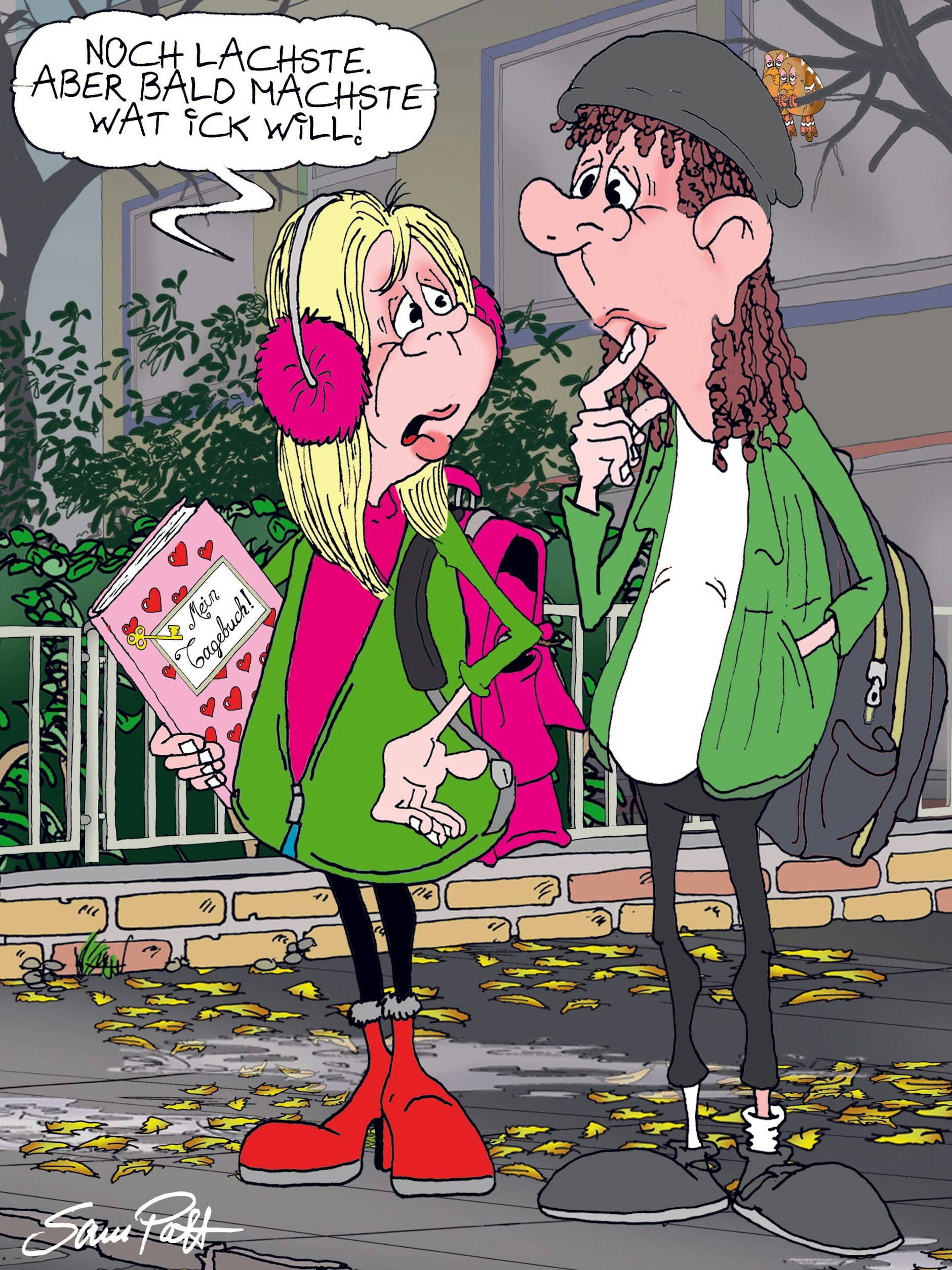 Der Cartoon des Tages kommt auch am Mittwoch von unserem Zeichner Sam Paff aus Berlin.