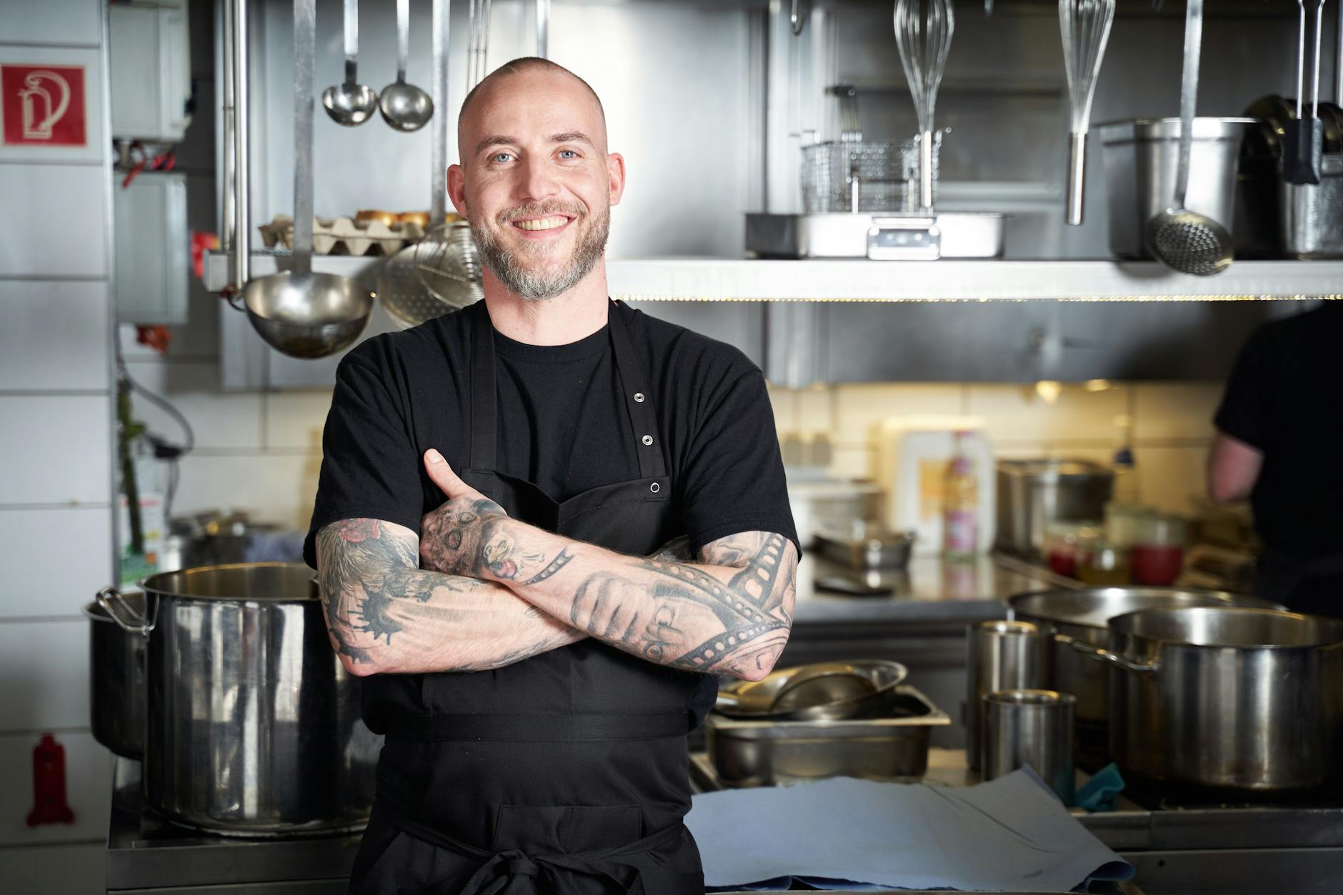 Nicholas Hahn in seiner Küche im Cookies Cream