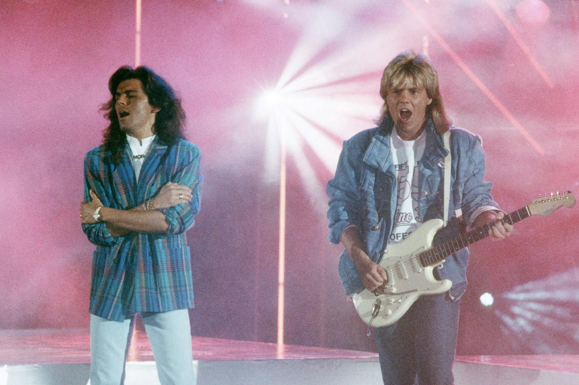 Modern Talking mit Thomas Anders (li.) und Dieter Bohlen gehörte in den 80er-Jahren zu einem Deutschlands Exportschlager. Auch in Russland ist das Duo bis heute beliebt.