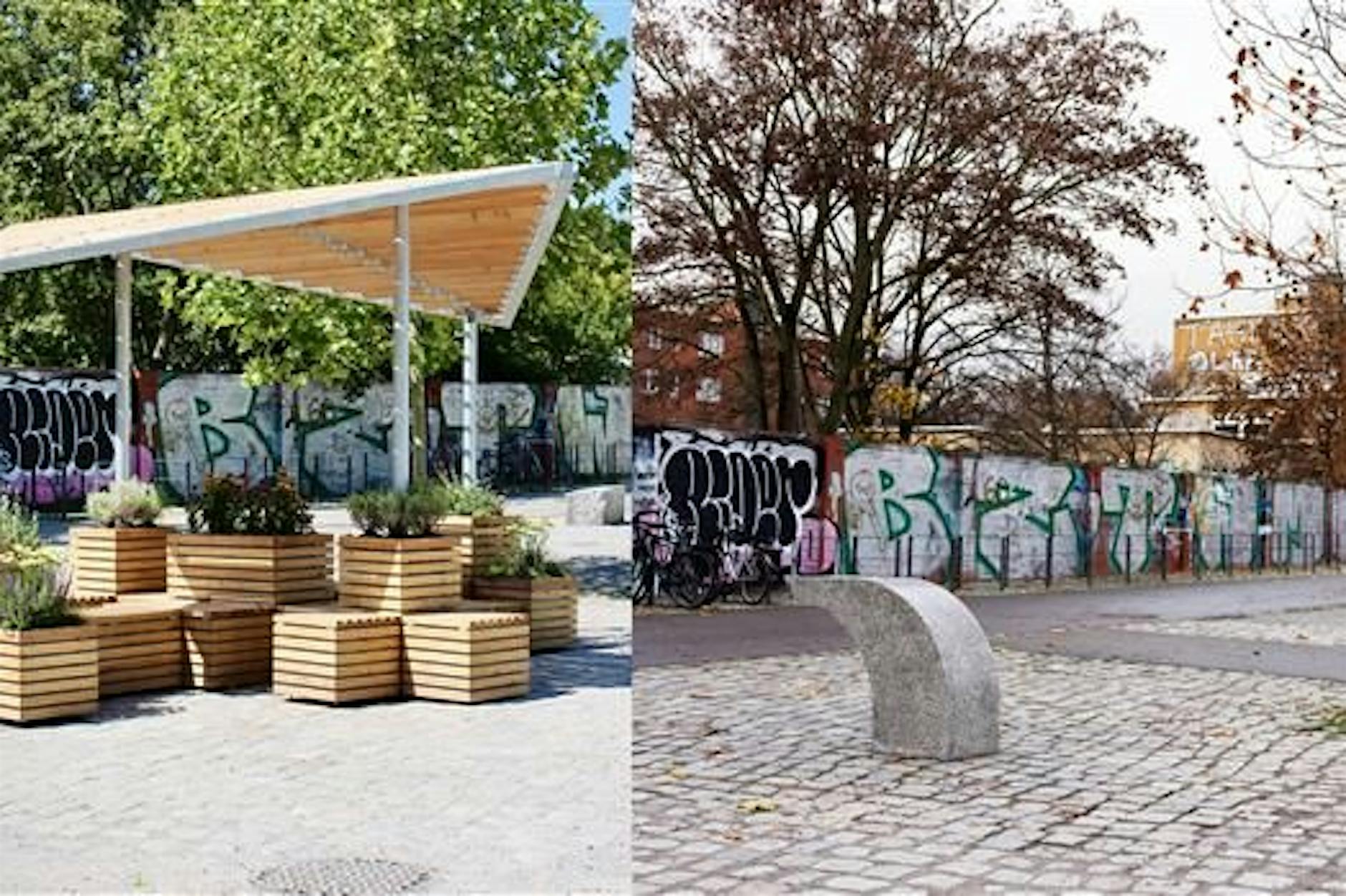 Steinwüste im Mauerpark: Berlins erster „Cooling Point“ ist weg