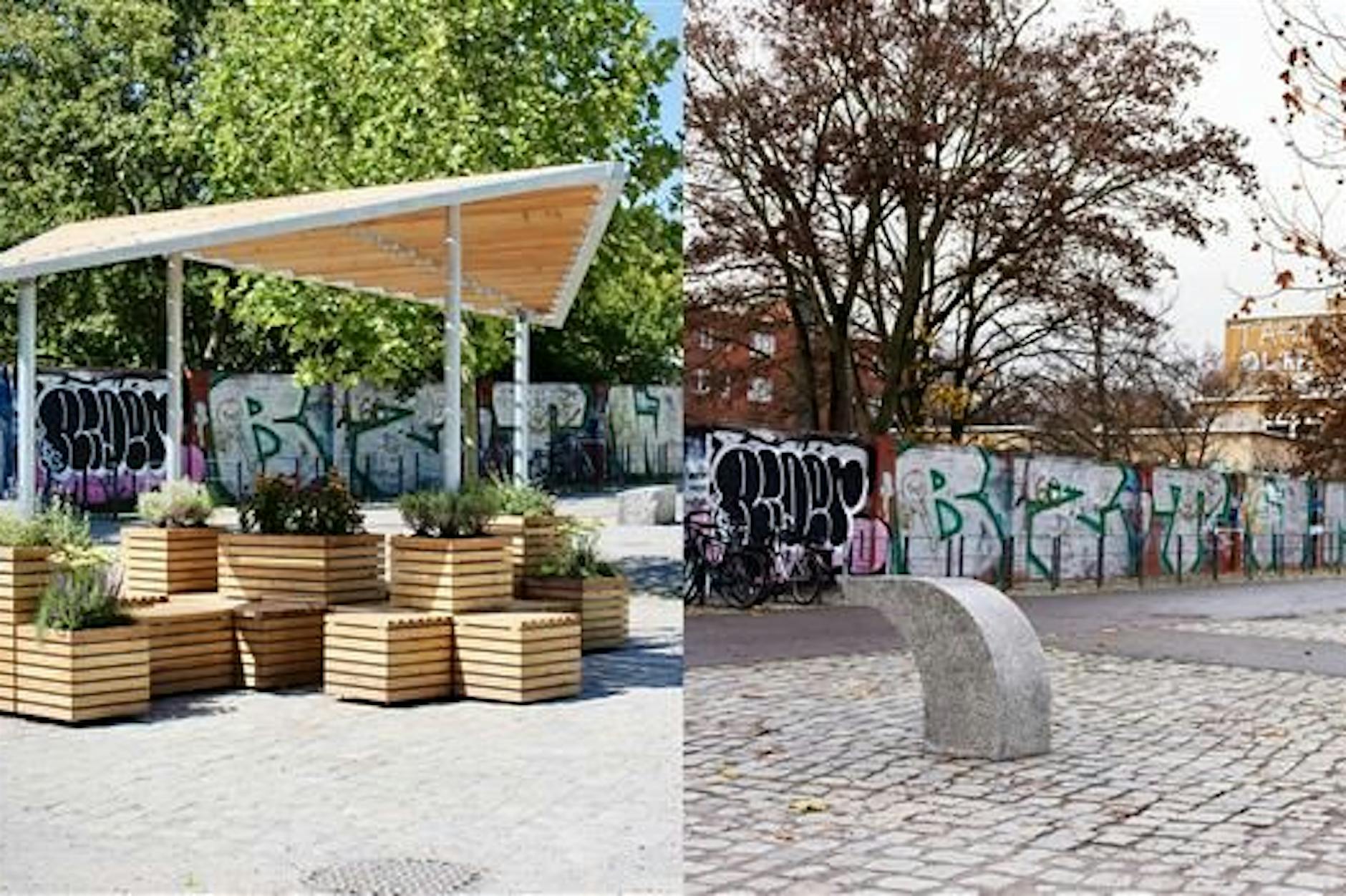 Steinwüste im Mauerpark: Berlins erster „Cooling Point“ ist weg