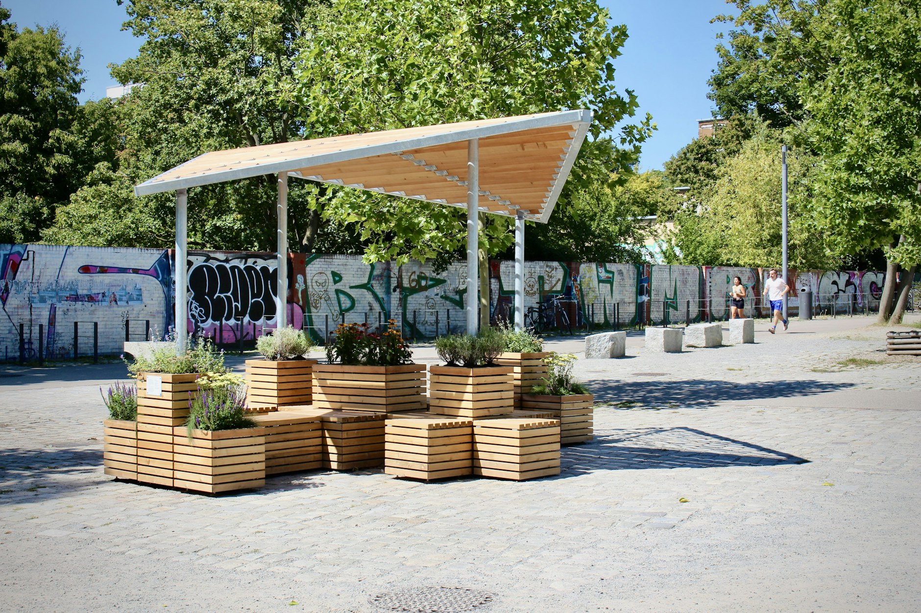 Berlins erster Cooling Point im Mauerpark erntete Kritik.