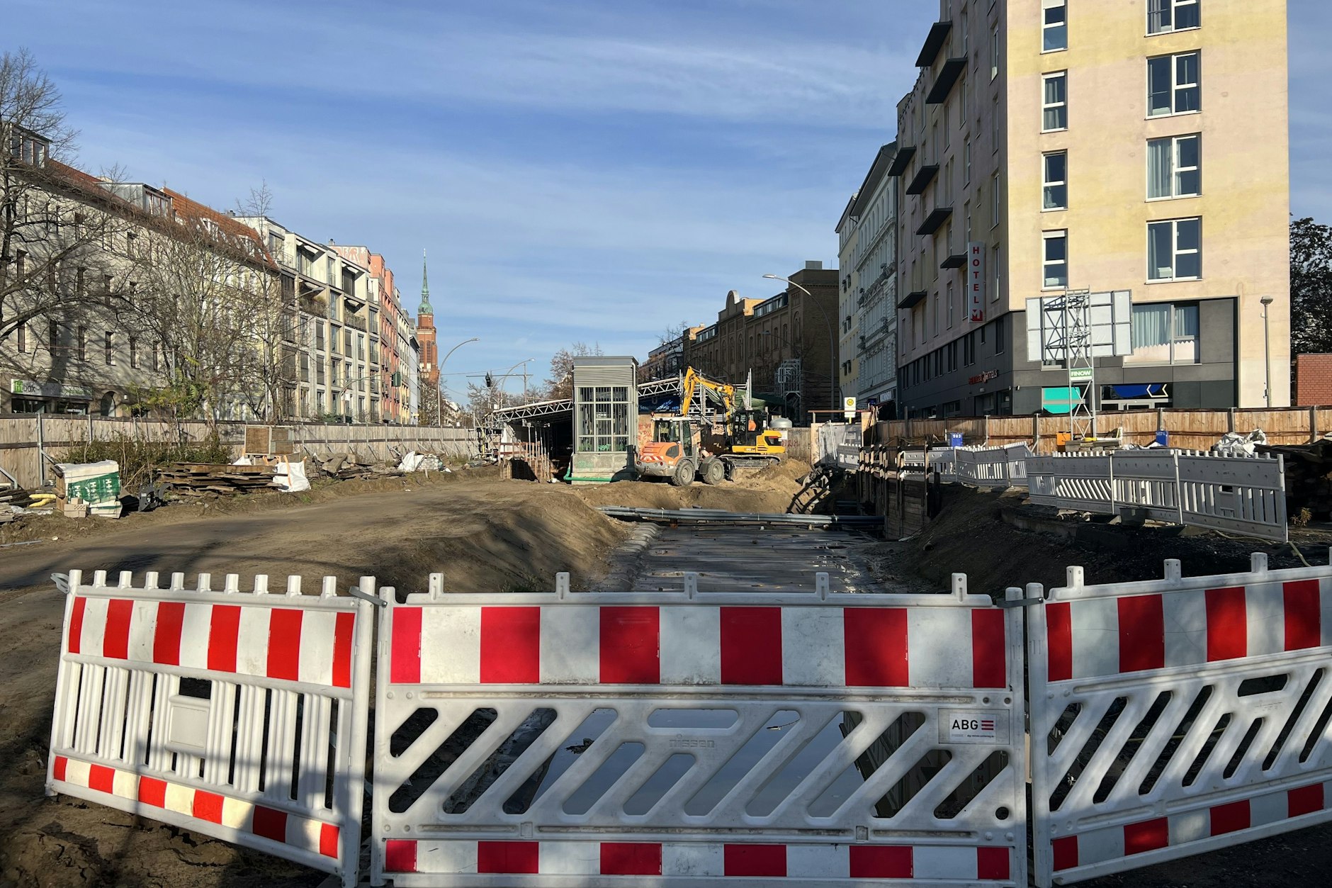 Der Senefelderplatz ist seit Jahren eine Großbaustelle. Ein Ende ist nicht in Sicht.