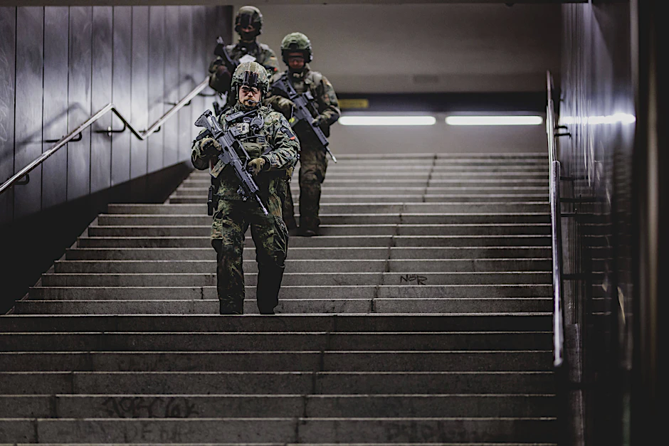 Am Mittwoch fand eine Bundeswehr-Übung in Berlin statt.