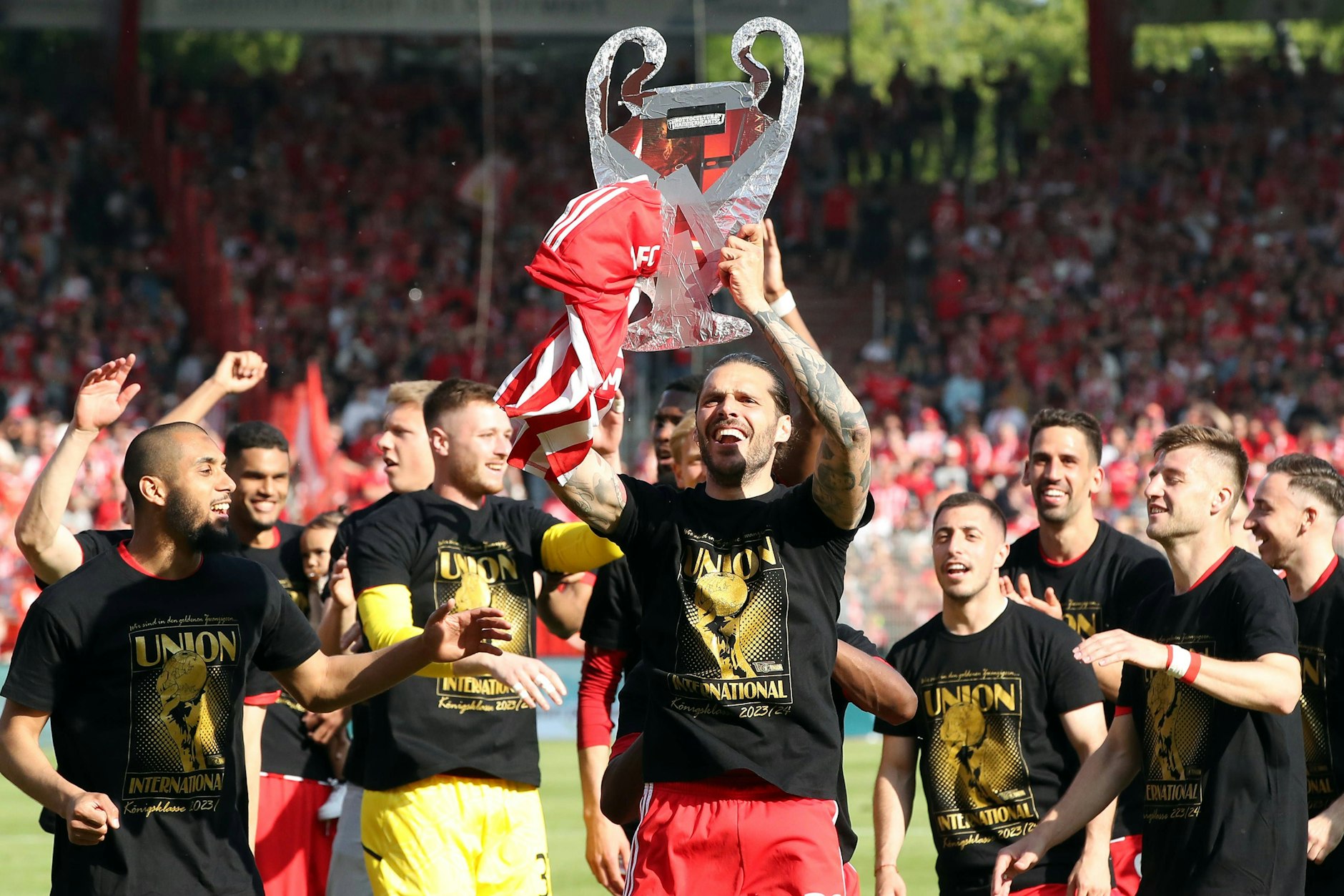Höhepunkt der Vereinsgeschichte: Der 1. FC Union Berlin qualifiziert sich im Mai 2023 für die Champions League.