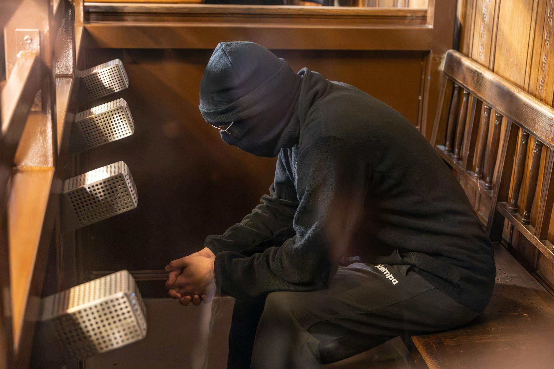 Der Angeklagte Wassim Al M. (19) vor Gericht.