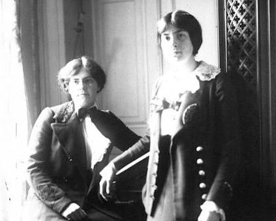 Die Schwestern Nadia und Lili Boulanger im Jahr 1913 