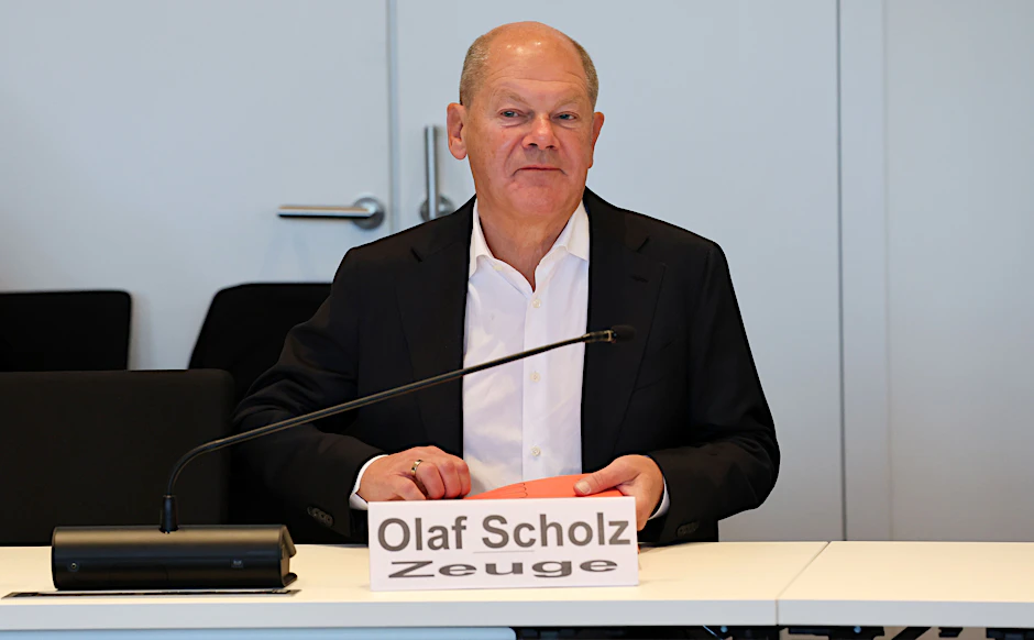 Der frühere Kanzler Olaf Scholz (SPD) sagt als Zeuge beim Untersuchungsausschuss zum Bau von Nord Stream 2 aus.