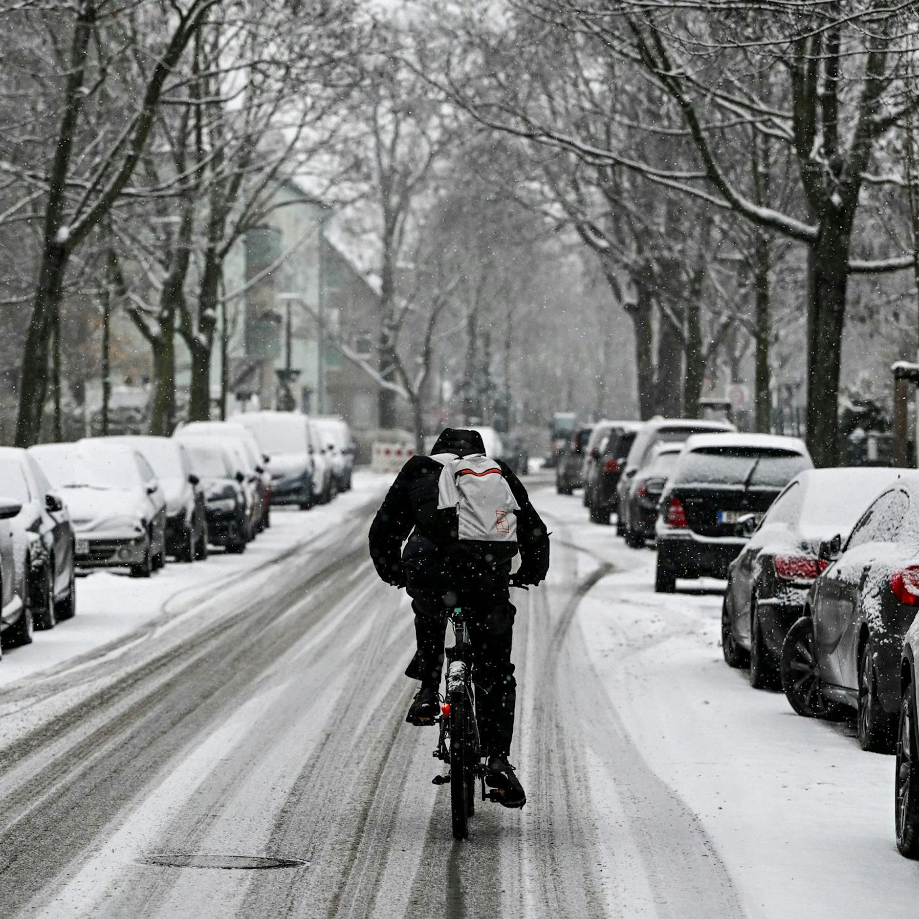 Radfahren im Schnee – das Abenteuer für Großstädter
