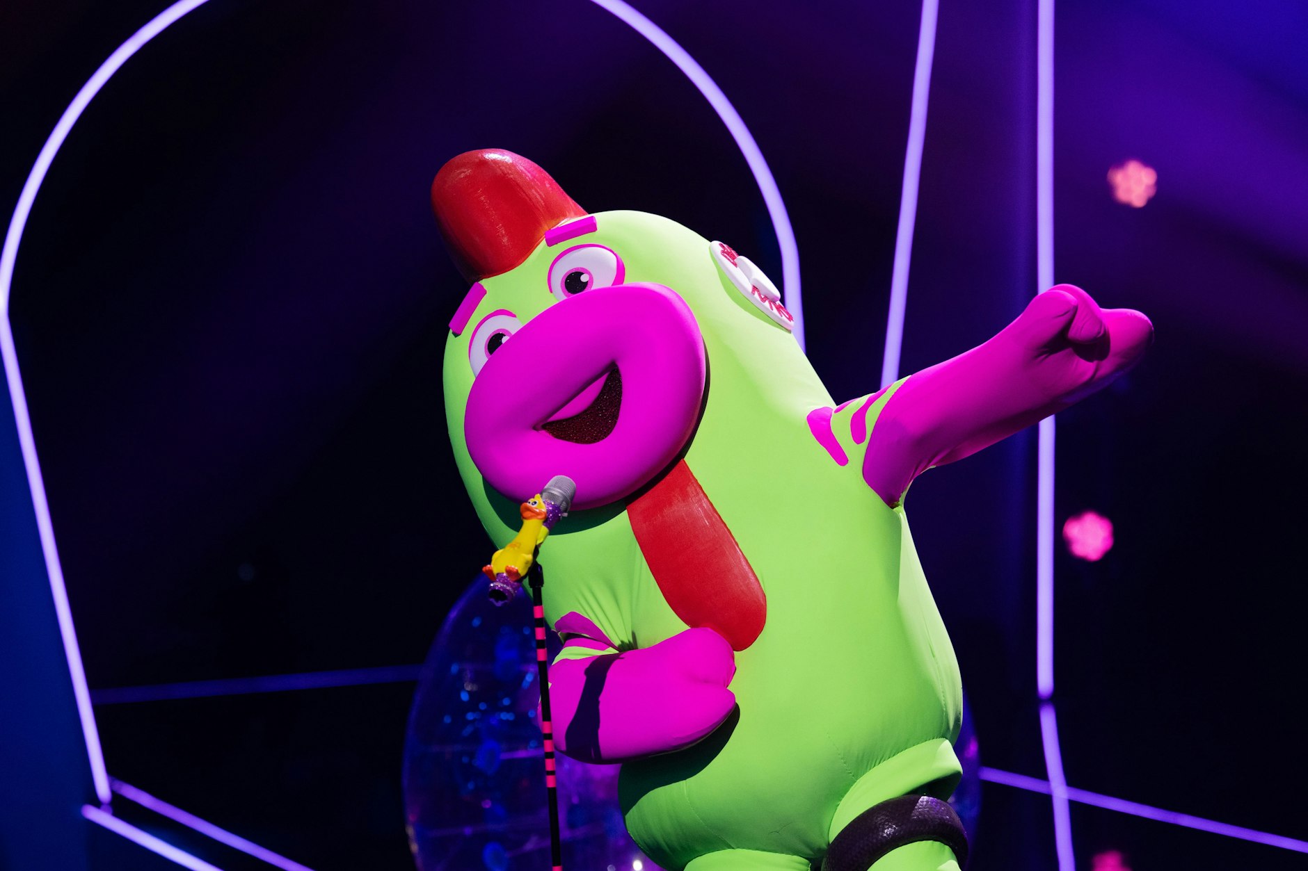 Quietsch ist ein kunterbuntes Hundespielzeug – doch wer sich darunter verbirgt, ist aktuell unklar.