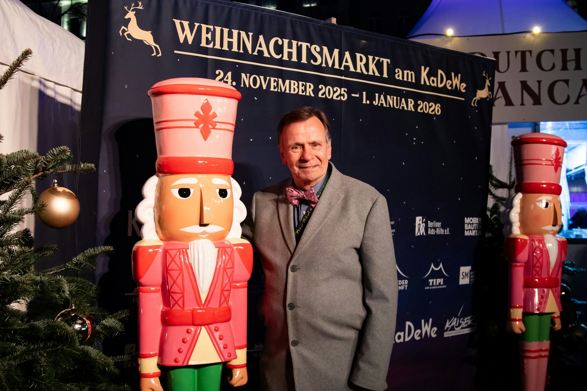 Weihnachtsmarktbetreiber Axel Kaiser am KaDeWe