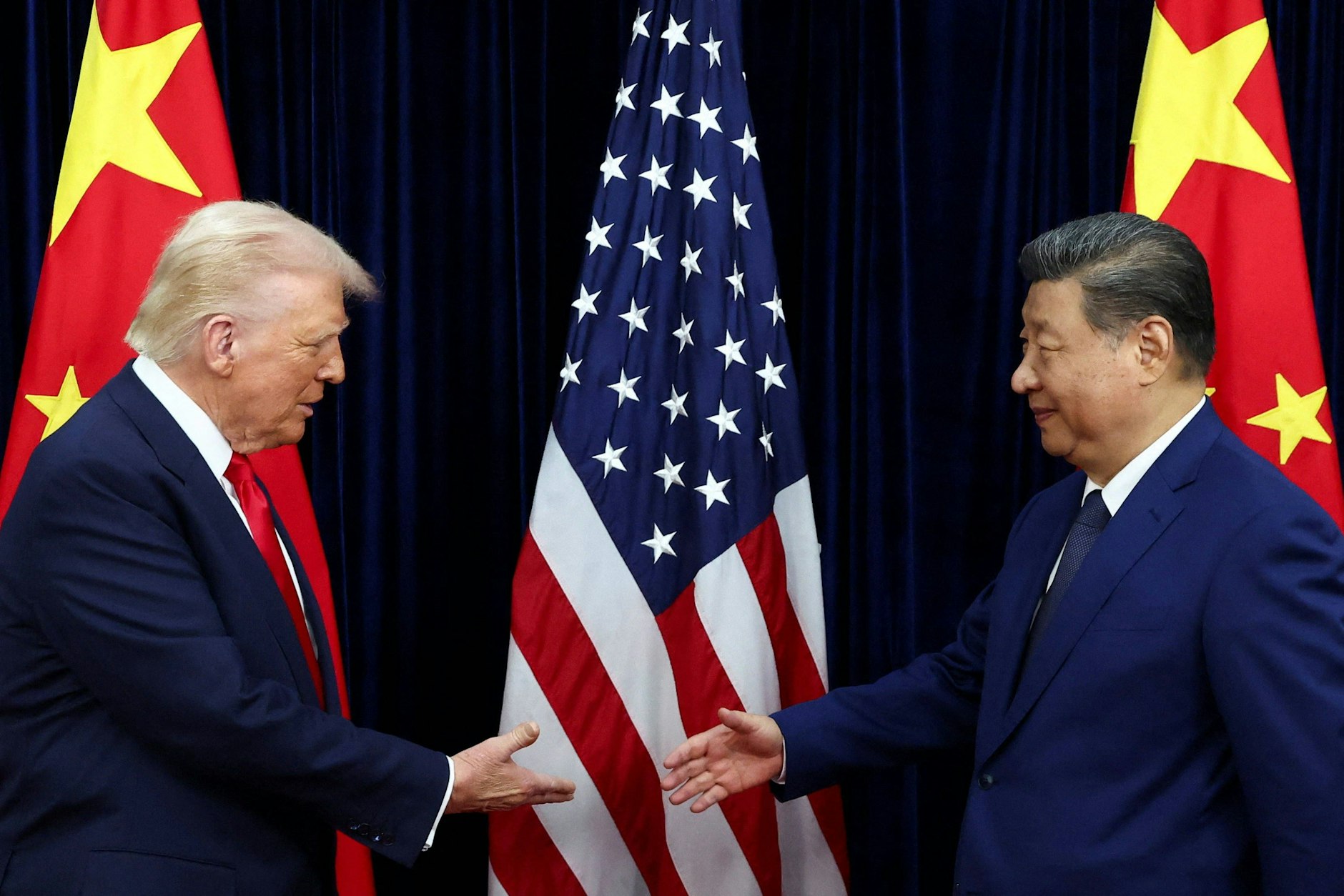 Gemeinsam für Frieden in der Ukraine? US-Präsident Donald Trump und Chinas Präsident Xi Jinping
