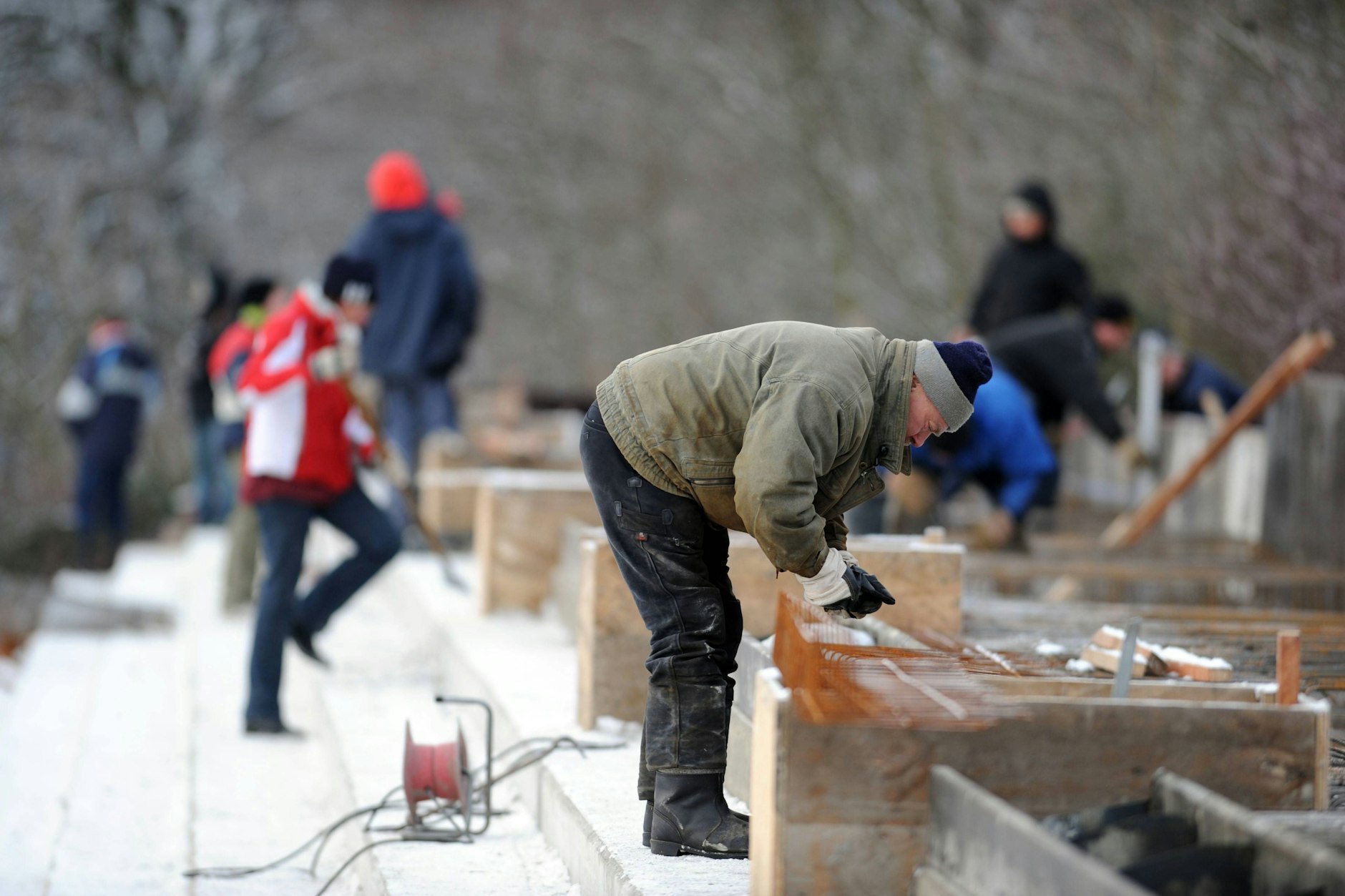 Vor mittlerweile mehr als 15 Jahren waren sich die Fans des 1. FC Union auch bei Wind und Wetter nicht zu schade und packten beim Umbau der Alten Försterei mit an.