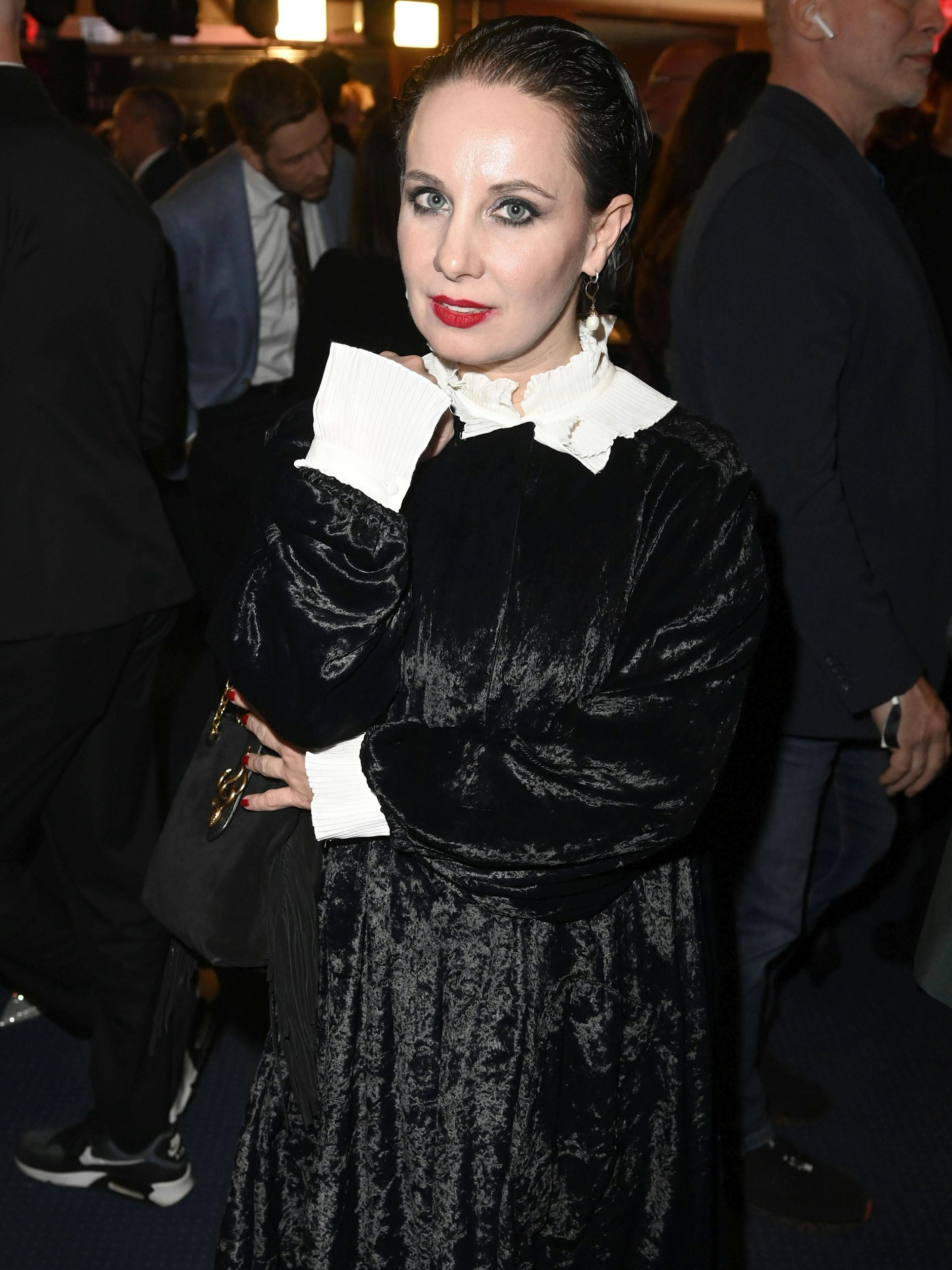 Hanna Lakomy bei einer Veranstaltung in diesem Jahr. Sie ist die Tochter von DDR-Liedermacher und Komponist Reinhard Lakomy, outete sich vor Jahren als Sexworkerin.