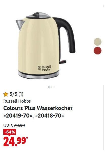 Russell Hobbs Colours Plus Wasserkocher »20419-70«, »20418-70«
