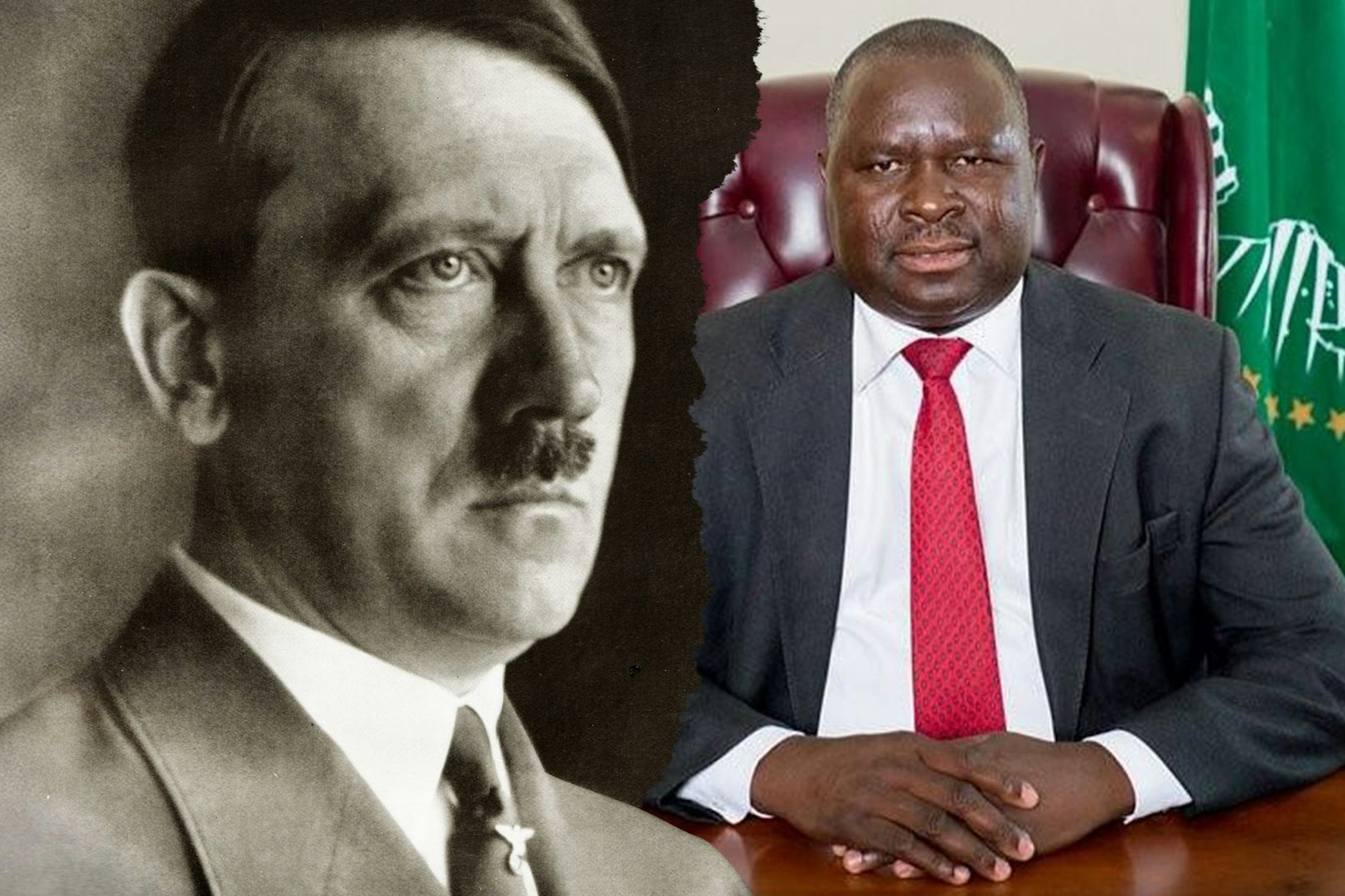 Adolf Hitler tritt wieder zur Wahl an - aber nicht der, den man aus den Geschichtsbüchern kennt. Adolf Hitler Uunona (rechts) möchte in Namibia zum fünften Mal Landrat werden.
