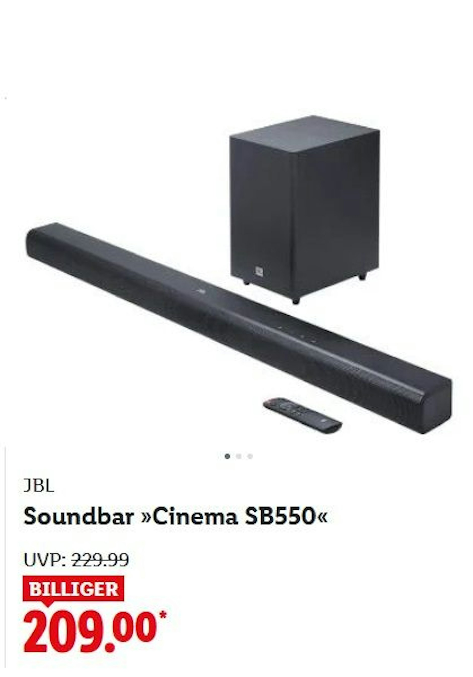JBL Soundbar »Cinema SB550«