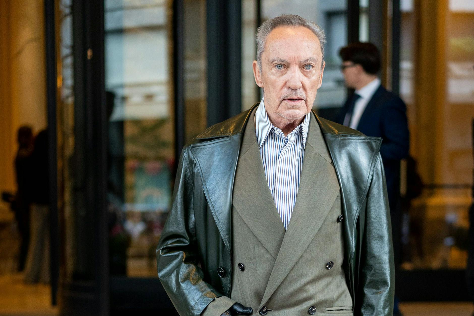 Udo Kier bei der Fashion Week in Mailand im September 2025. Der Schauspieler ist am vergangenen Sonntag gestorben.
