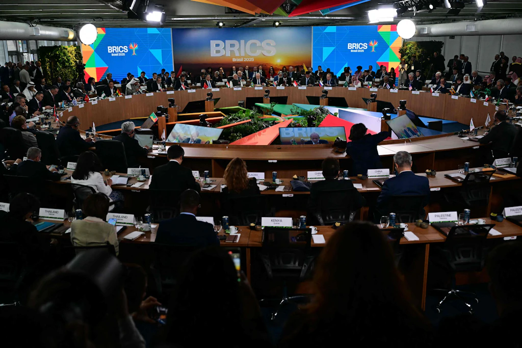 Plenarsitzung des Brics-Gipfels in Rio de Janeiro, Juli 2025